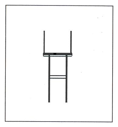 Lightweight coroplast sign stands - wire frame construction with steel rod base